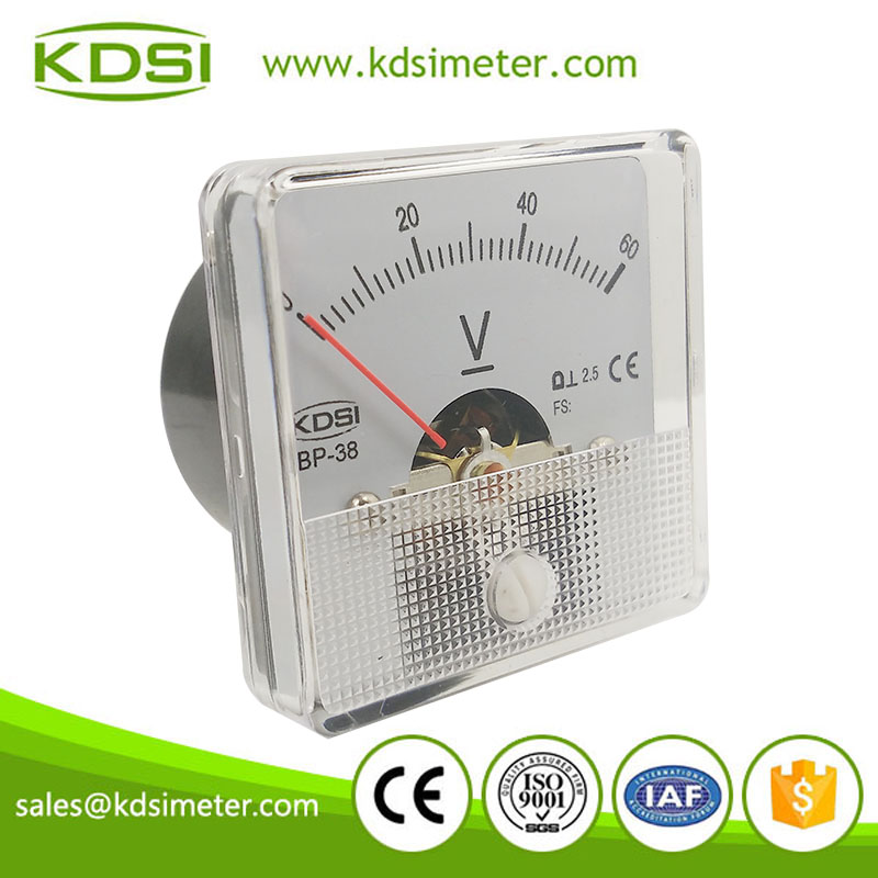 指针式直流伏特表 BP-38 DC60V