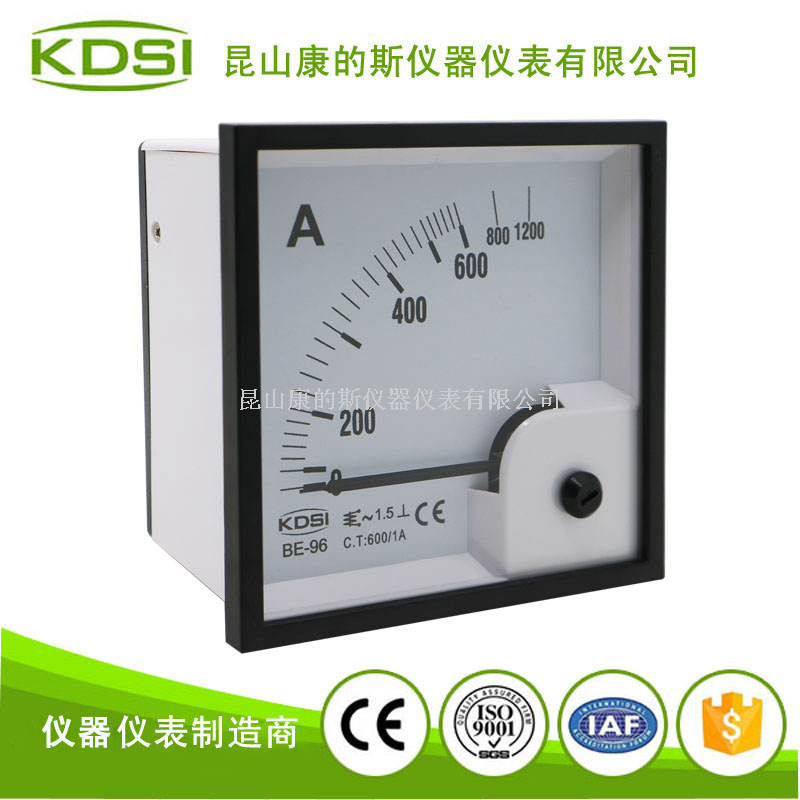 指针式轨道交通设备电流测量仪表BE-96 AC600/1A