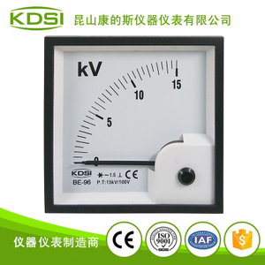 指针式交流电压表 BE-96 AC15KV-100V整流式
