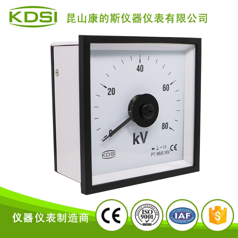 指针式交流伏特表头BE-96W AC80KV 66-0.1KV整流式