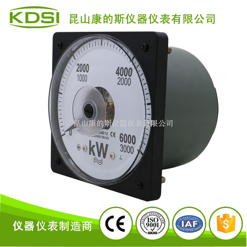 指針式廣角度功率表LS-110 6000/3000KW 400/200/5A 10/0.1kv