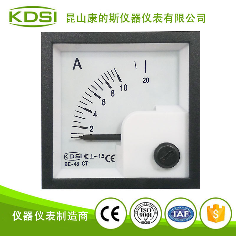指针式交流电流测量仪 BE-48 AC10A 配电柜用表