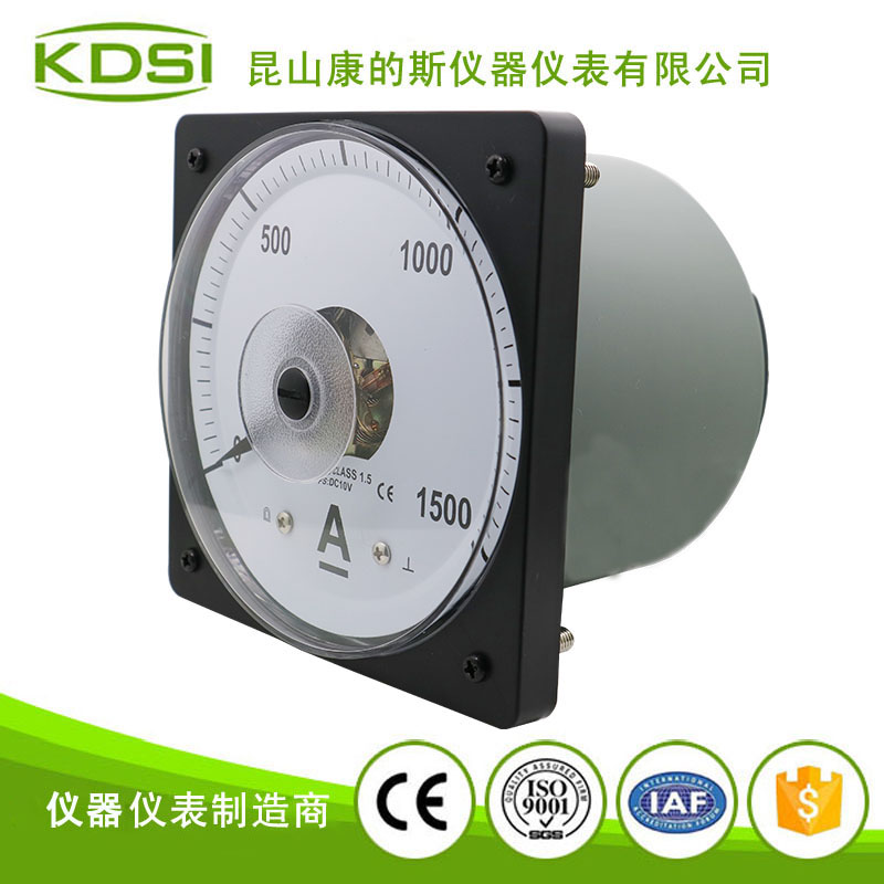 指针式广角度电流测量仪表LS-110 DC10V 1500A 