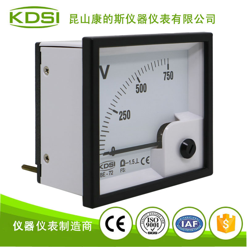 指针式直流伏特表头BE-72 DC750V