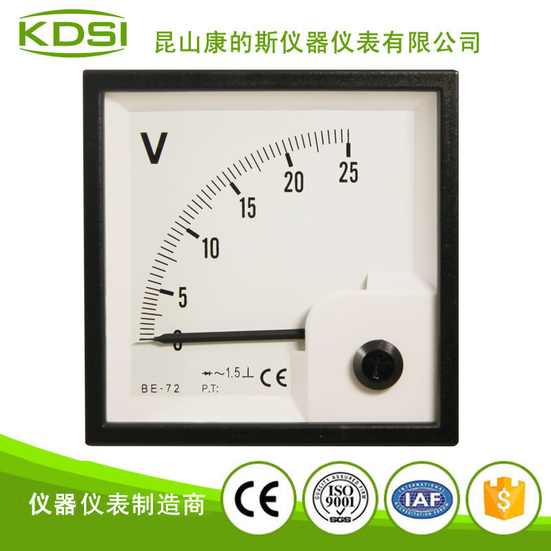 指针式整流型交流电压表 BE-72 AC25V