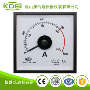 指针式广角度电流测量仪表BE-96W AC600/1A 3倍双刻度