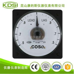 指針式功率因數表LS-110 COS 5A 100V