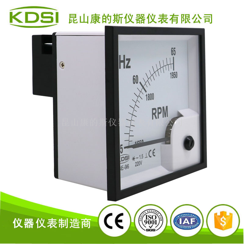 指针式频率+转速表BE-96 55-65Hz 1650-1950rpm 220v