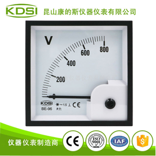 配电柜指针电压测量用表BE-96 AC800V整流式