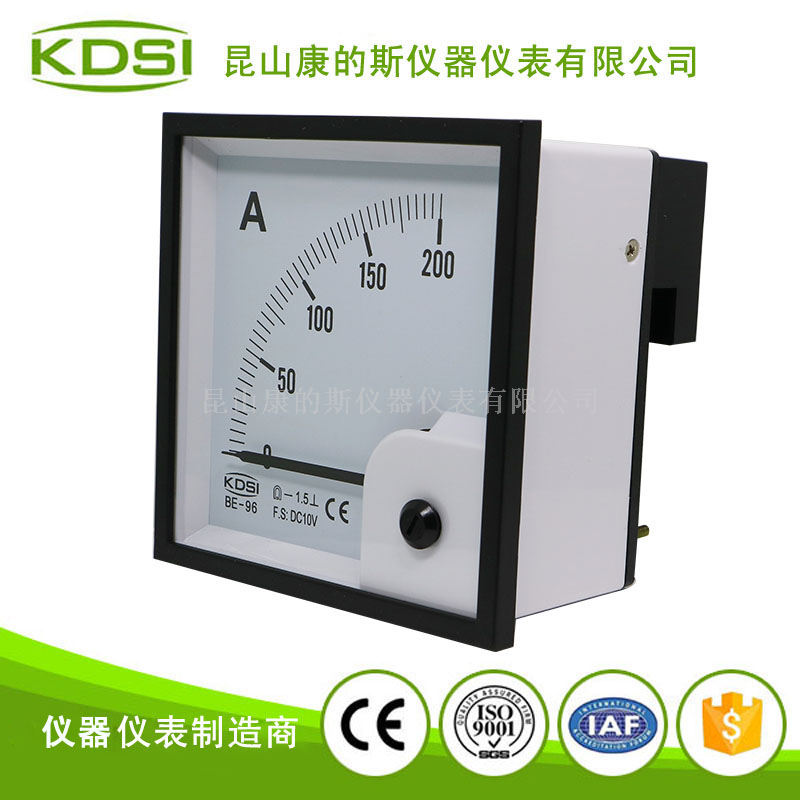 指针式电压电流表 直流电流测量仪器仪表BE-96 DC10V 200A