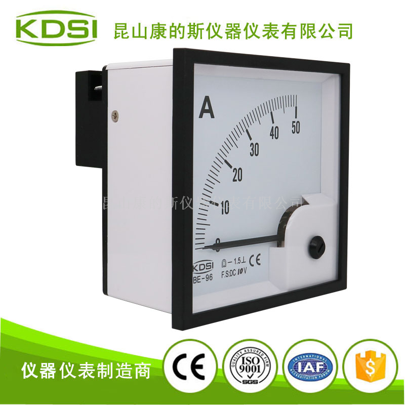 指针式直流电压电流表BE-96 DC10V 50A