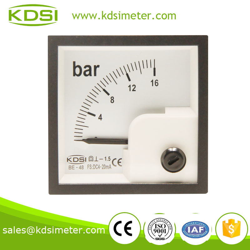 指针式直流电流压强表 BE-48 DC4-20mA 0-16bar