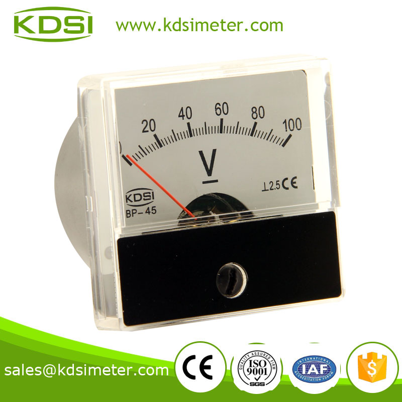 指针式直流伏特表 BP-45 DC100V