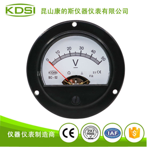 指针式圆形直流电压表BO-52 DC50V