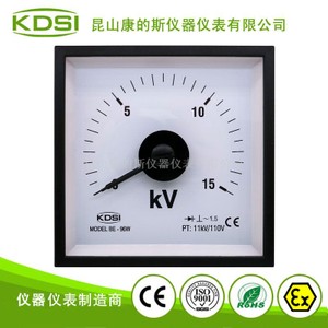 指针式交流电压表BE-96W AC15kV 11kV/110V