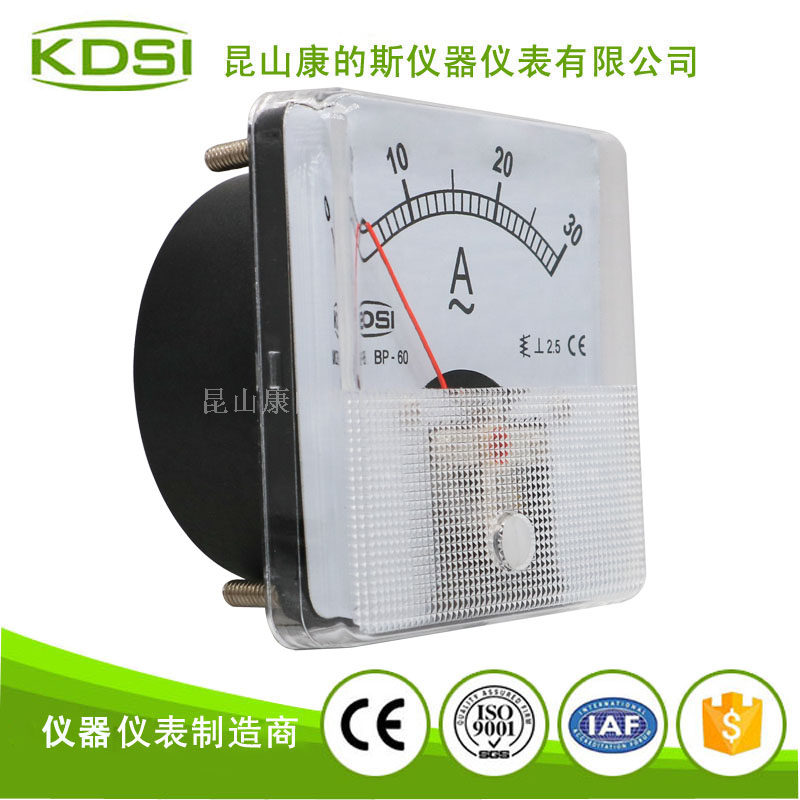 KDSI/康的斯 指针电流表BP-60 AC30A机械设备用表
