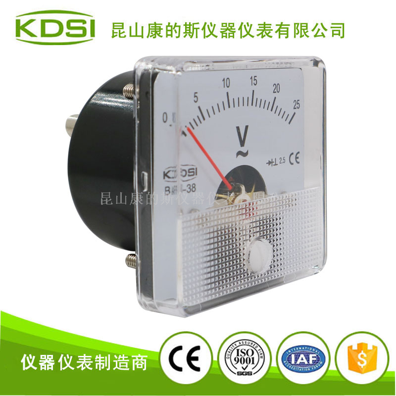 指针式电压表BP-38 AC25V 小型电压表头