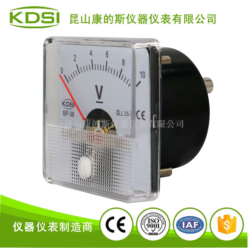 指针式直流电压表BP-38 DC10V 