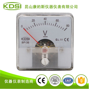 指針式直流電壓測量儀表 BP-38 DC80V