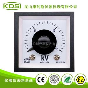 指针式交流电压表 BE-48W AC15kV 11kV/110V 1.0级